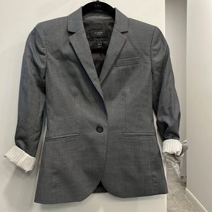 Women’s J. Crew Super 120’s Blazer and Full Length Pant Suit